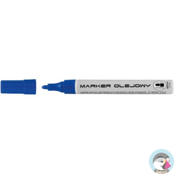 Marker olejowy ECONOMY niebieski TO-420 TOMA