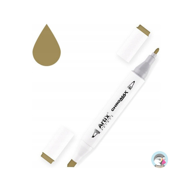 Marker alkoholowy dwustronny BRONZE GREEN PP915-42 ARTIX