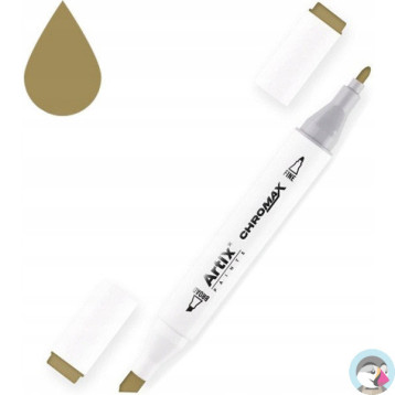 Marker alkoholowy dwustronny BRONZE GREEN PP915-42 ARTIX
