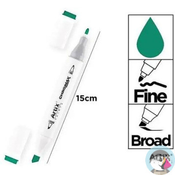 Marker alkoholowy dwustronny FOREST GREEN PP915-50 ARTIX
