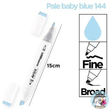 Marker alkoholowy dwustronny PALE BABY BLUE PP915-51 ARTIX