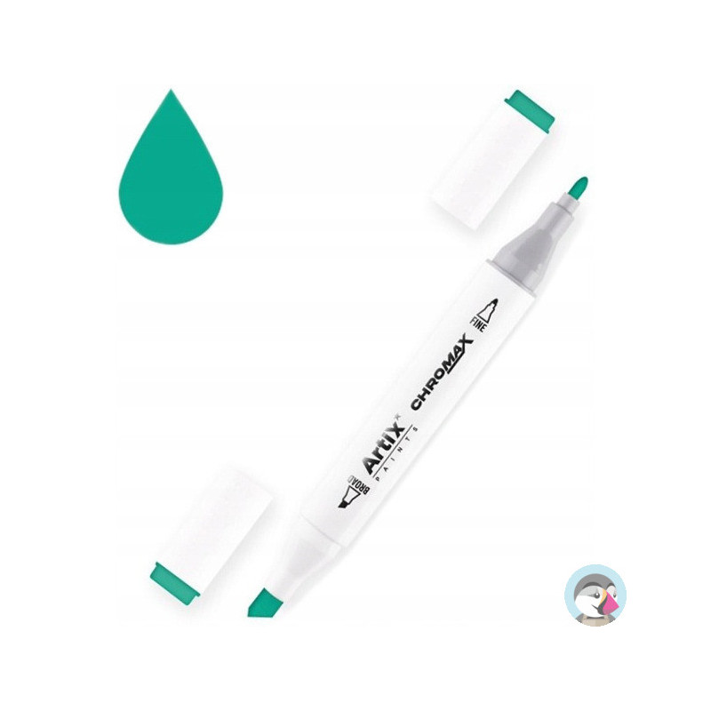 Marker alkoholowy dwustronny TURQUOISE GREEN PP915-53 ARTIX