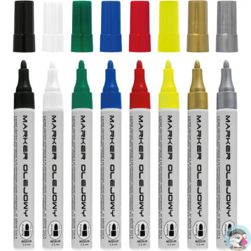 Marker olejowy ECONOMY zielony TO-420 TOMA