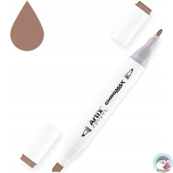 Marker alkoholowy dwustronny BURNT SIENNA PP915-95 ARTIX