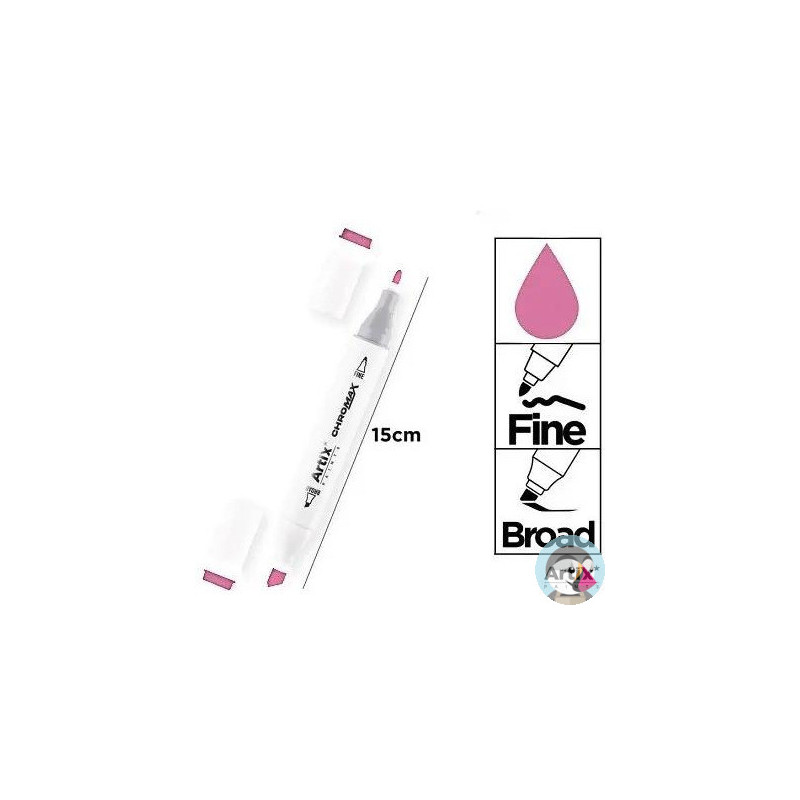 Marker alkoholowy dwustronny PINK BLUSH PP915-96 ARTIX