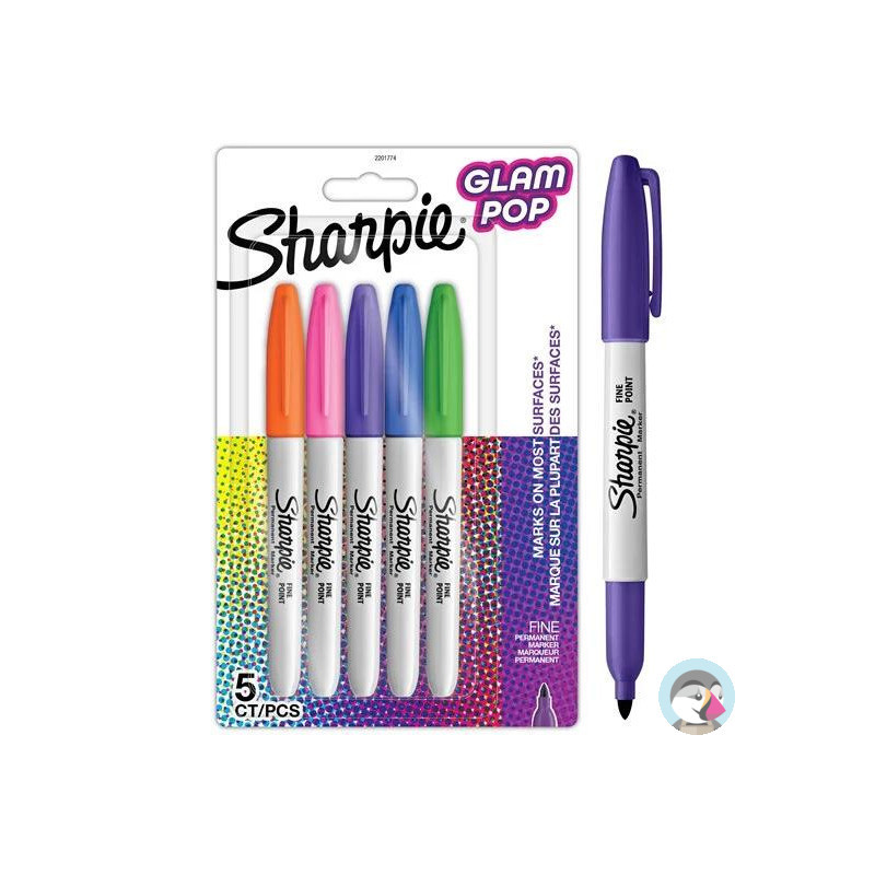 Markery permanentne SHARPIE Glam Pop (5 kolorów) 2201774