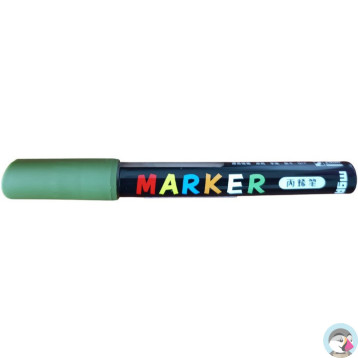 Marker akrylowy 1-2 mm zielony oliwkowy MG ZPLN6570-56
