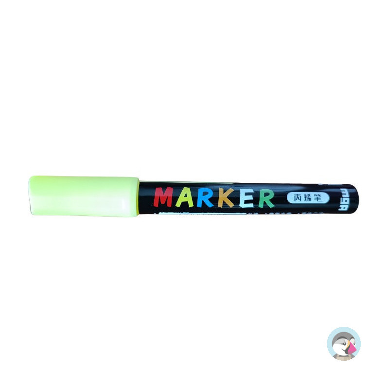 Marker akrylowy 1-2mm żółty neon MG ZPLN6570-101