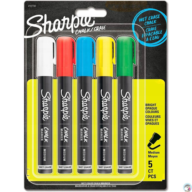 Marker kredowy 5 kol. SHARPIE 2157733