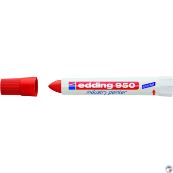 Marker przemysłowy 950 czerwony 10mm EDDING 950/002/CZ
