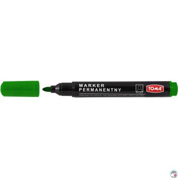 Marker permanentny zielony okrągła końcówka TO-202 TOMA