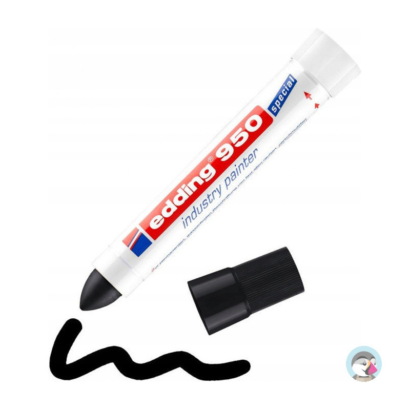 Marker przemysłowy farba w paście 950 czarny 10mm 950/001/C EDDING