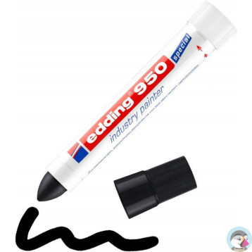 Marker przemysłowy farba w paście 950 czarny 10mm 950/001/C EDDING