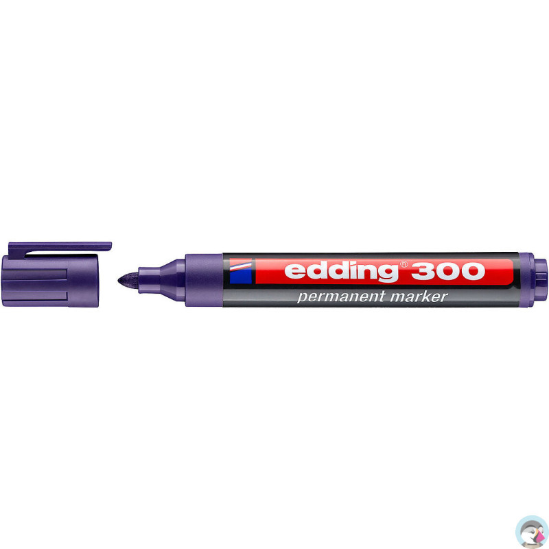 Marker permanentny 300-8 fioletowy okrągła końcówka 300/008/F EDDING