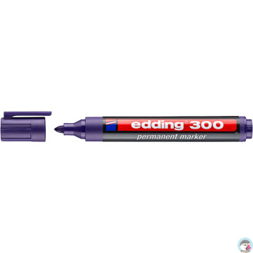 Marker permanentny 300-8 fioletowy okrągła końcówka 300/008/F EDDING