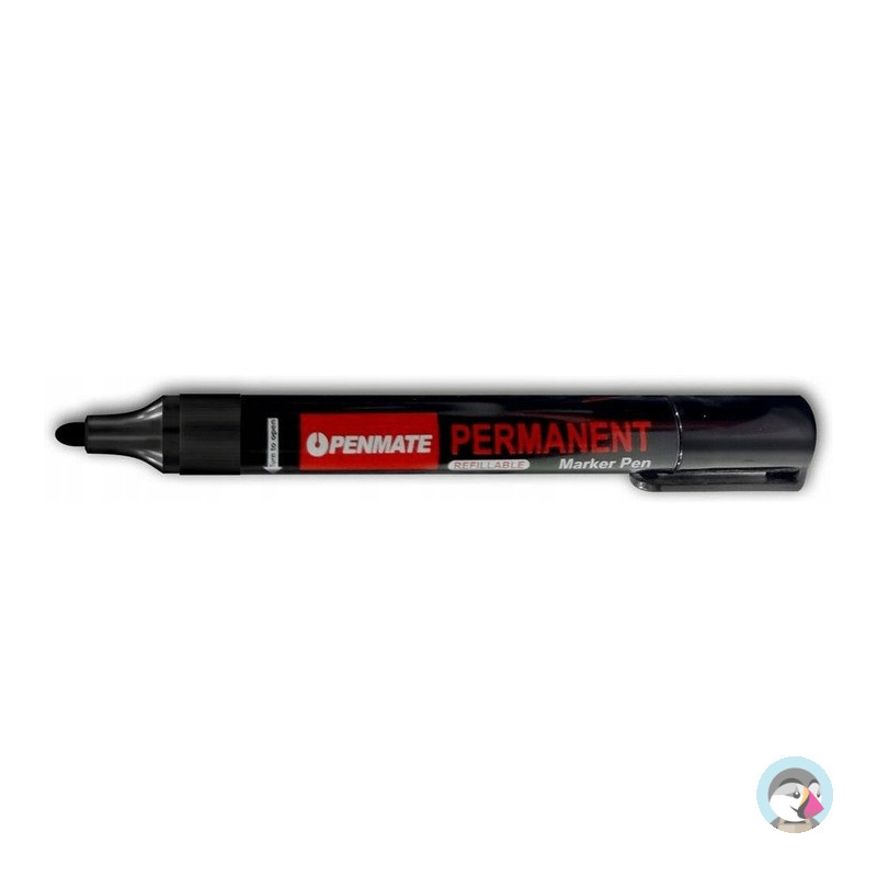 Marker permanentny czarny okrągły TT8610 PENMATE
