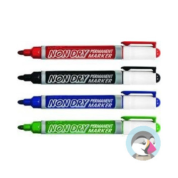 Marker permanentny czarny okrągły TT5017 Dong-A TADEO