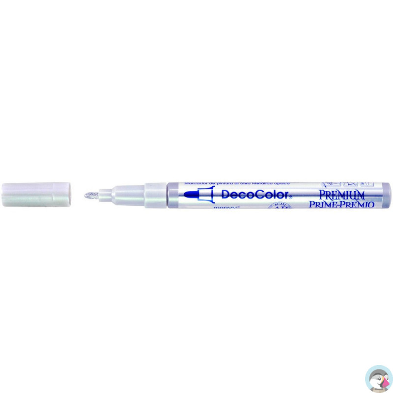 Marker DECOCOLOR premium srebrny okręgła końcówka 240-S UCHIDA 204502