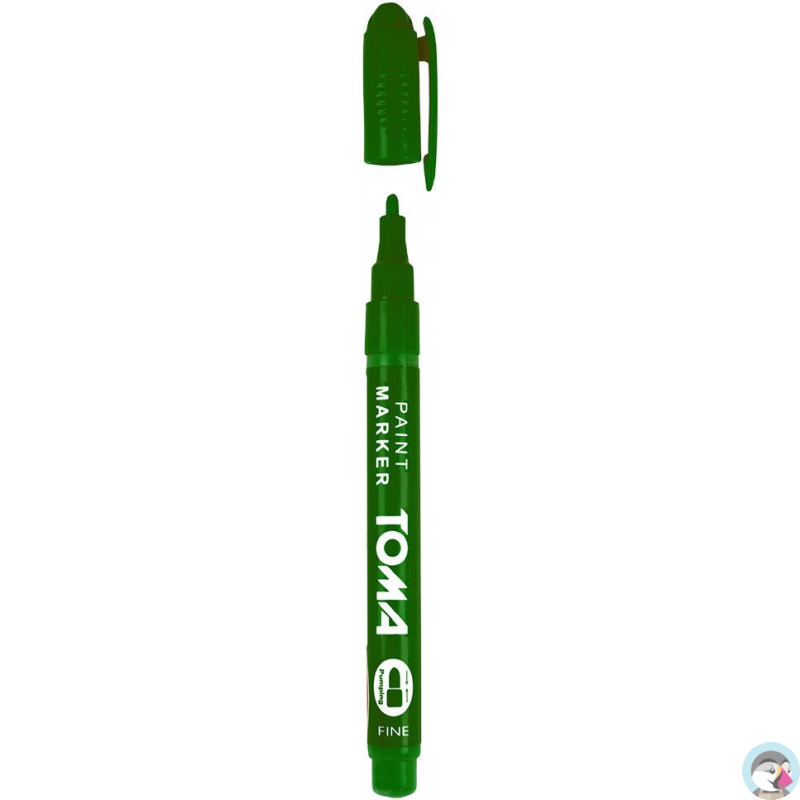 Marker olejowy F zielony 1,5mm TO-441 TOMA