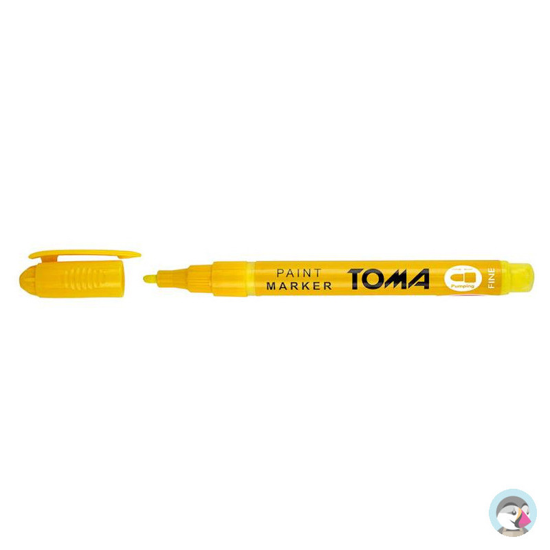 Marker olejowy F żółty 1,5mm TO-441 TOMA
