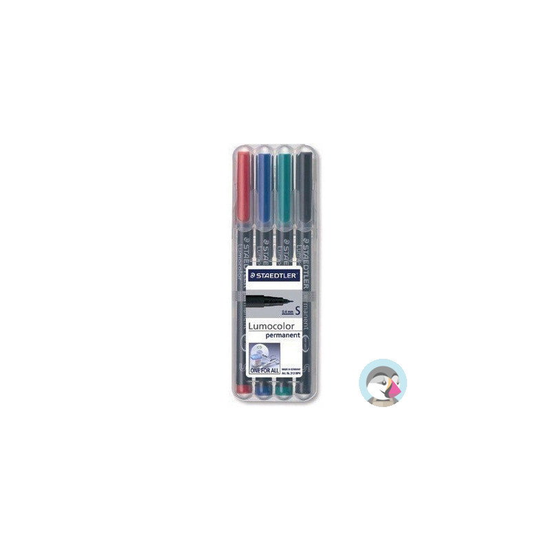 Foliopis permanentny B314 WP4 etui 4szt. STAEDTLER S314WP4