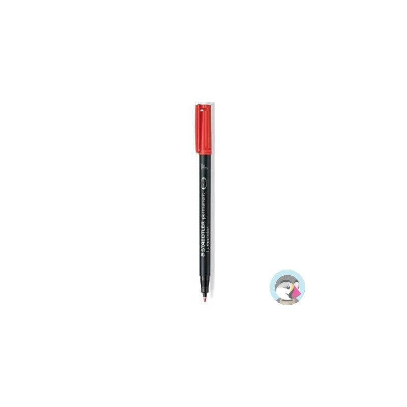 Foliopis permanentny B 314 czerwony STAEDTLER LUMOCOLOR S314-2