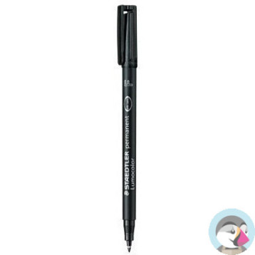 Foliopis permanentny F 318 czarny STAEDTLER LUMOCOLOR S318-9