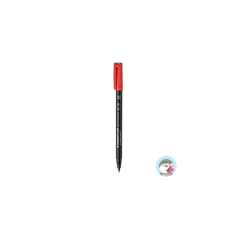 Foliopis permanentny M 317 czerwony STAEDTLER LUMOCOLOR S317-2