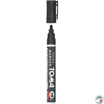 Marker olejowy grubość 2.5mm antracyt TO-440 TOMA