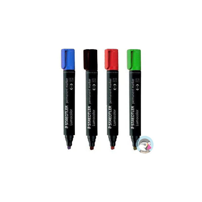 Marker 350-9 czarny STAEDTLER LUMOCOLOR permamentny ścięty