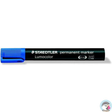 Marker 350-3 niebieski STAEDTLER LUMOCOLOR permamentny ścięty