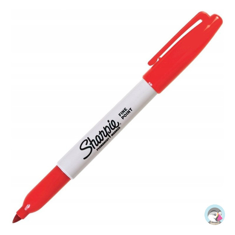 Marker permanentny SHARPIE FINE czerwony S0810940