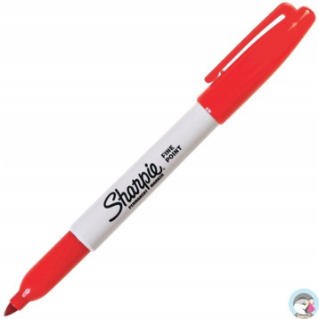 Marker permanentny SHARPIE FINE czerwony S0810940