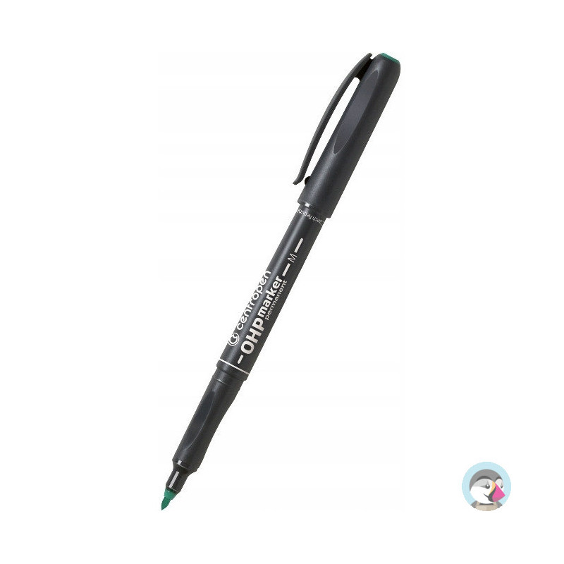 Marker permanentny OHP M zielony 2637 CENTROPEN