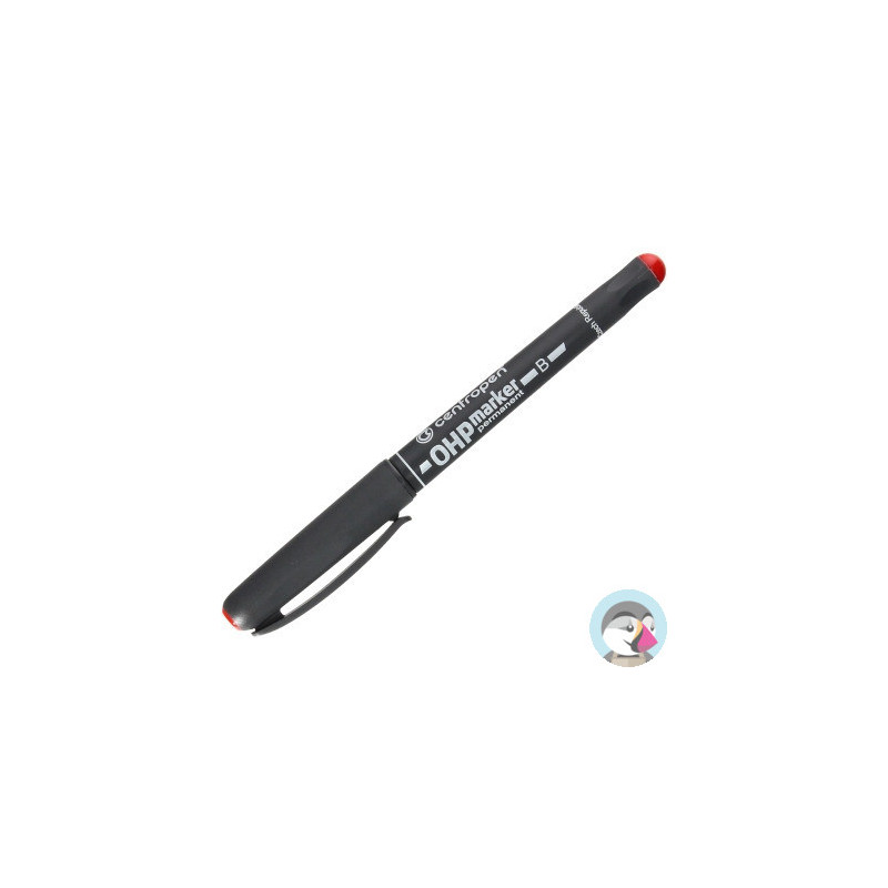 Marker permanentny OHP 1-3mm czerwony 2638 CENTROPEN