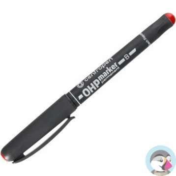 Marker permanentny OHP 1-3mm czerwony 2638 CENTROPEN