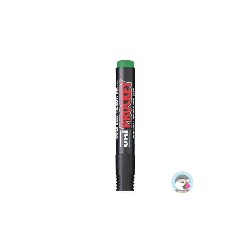 Marker permanentny UNI PM-122 okrągły zielony PROCKEY