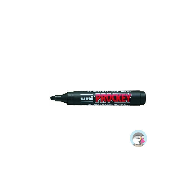 Marker permanentny UNI PM-126 czarny ścięty PROCKEY