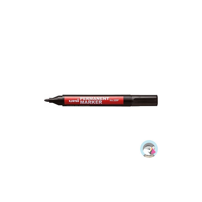 Marker permanentny UNI NO-320 okrągły zielony