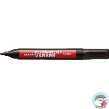 Marker permanentny UNI NO-320 okrągły zielony