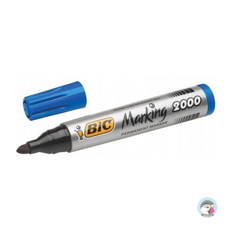Marker permanentny 2000 niebieski BIC ECO okrągła końcówka 8209143