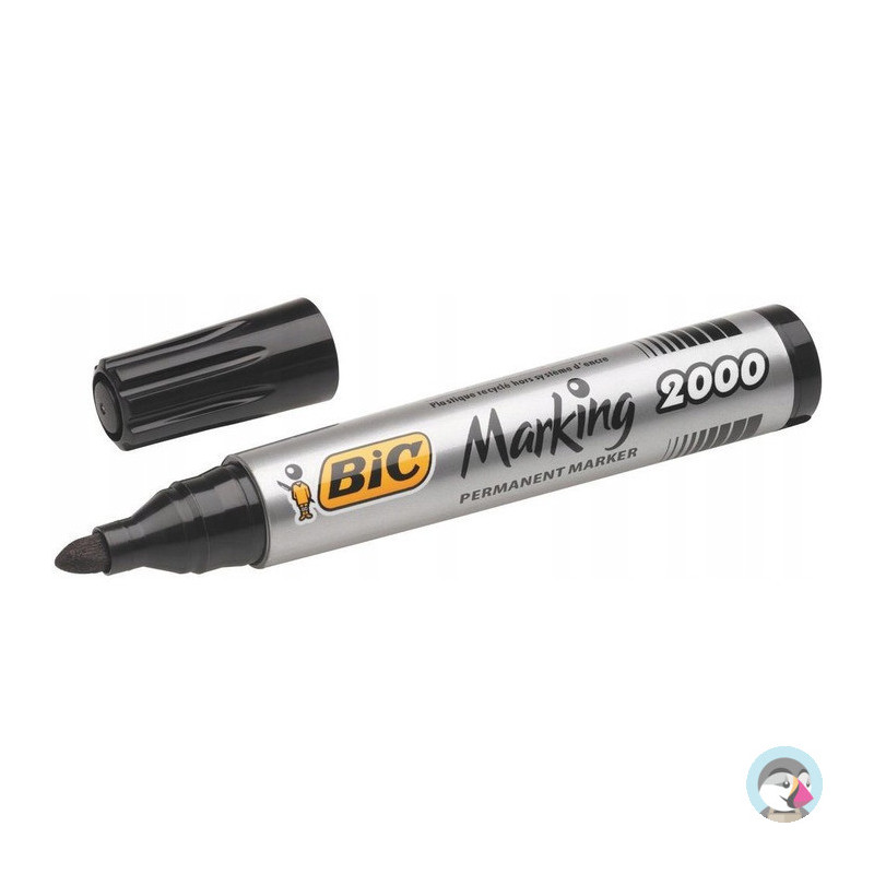 Marker permanentny 2000 czarny BIC ECO okrągła końcówka 8209153