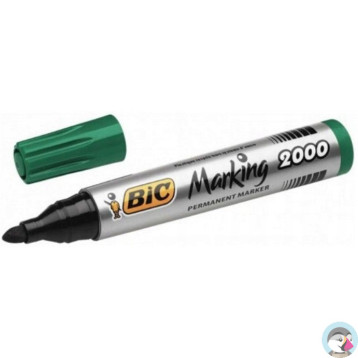Marker permanentny 2000 zielony BIC ECO okrągła końcówka 8209123