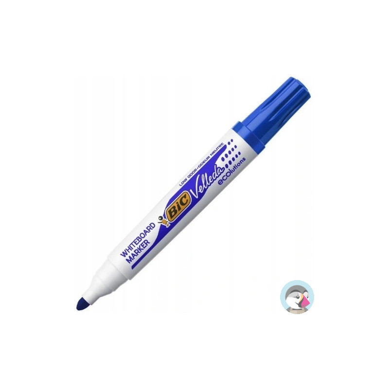 Marker VELLEDA 1701 suchościeralny niebieski BIC ECO okrągła końcówka 904938