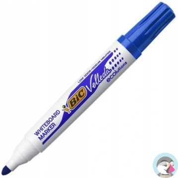Marker VELLEDA 1701 suchościeralny niebieski BIC ECO okrągła końcówka 904938