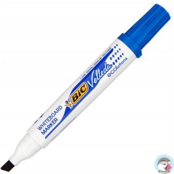Marker VELLEDA 1751 suchościeralny niebieski BIC ECO ścięta końcówka 904947