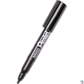 Marker permanentny NN50 czarny okrągła końcówka PENTEL