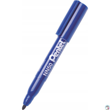 Marker permanentny NN50 niebieski okrągła końcówka PENTEL