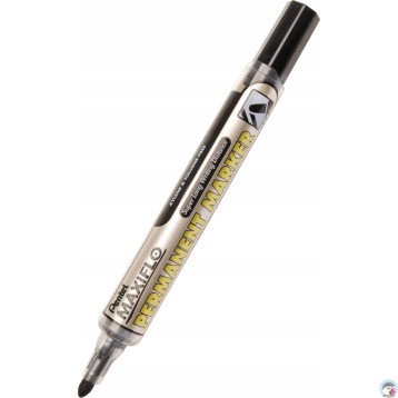 Marker permanentny NLF50 czarny okrągły z tłoczkiem płynny tusz PENTEL