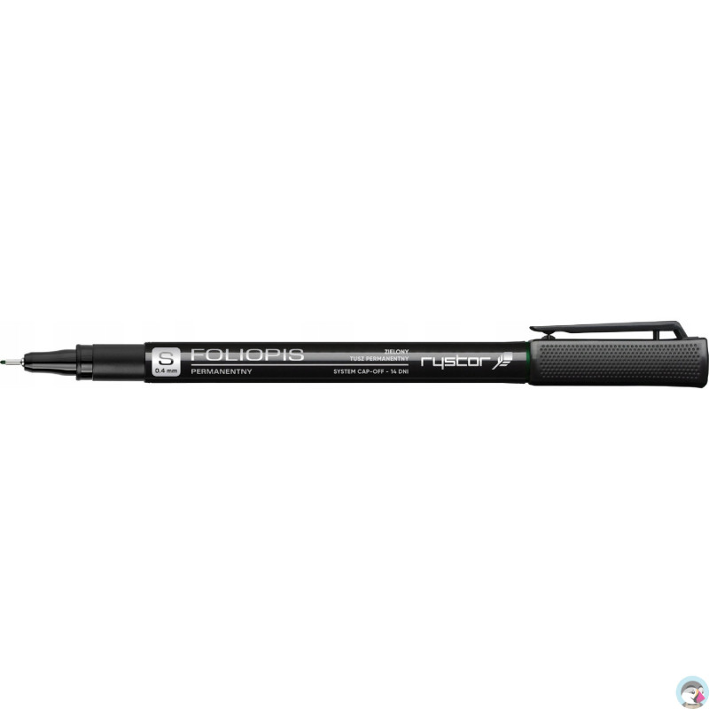 Foliopis permanentny RYSTOR 0.4 FS-4/D zielony 436-003